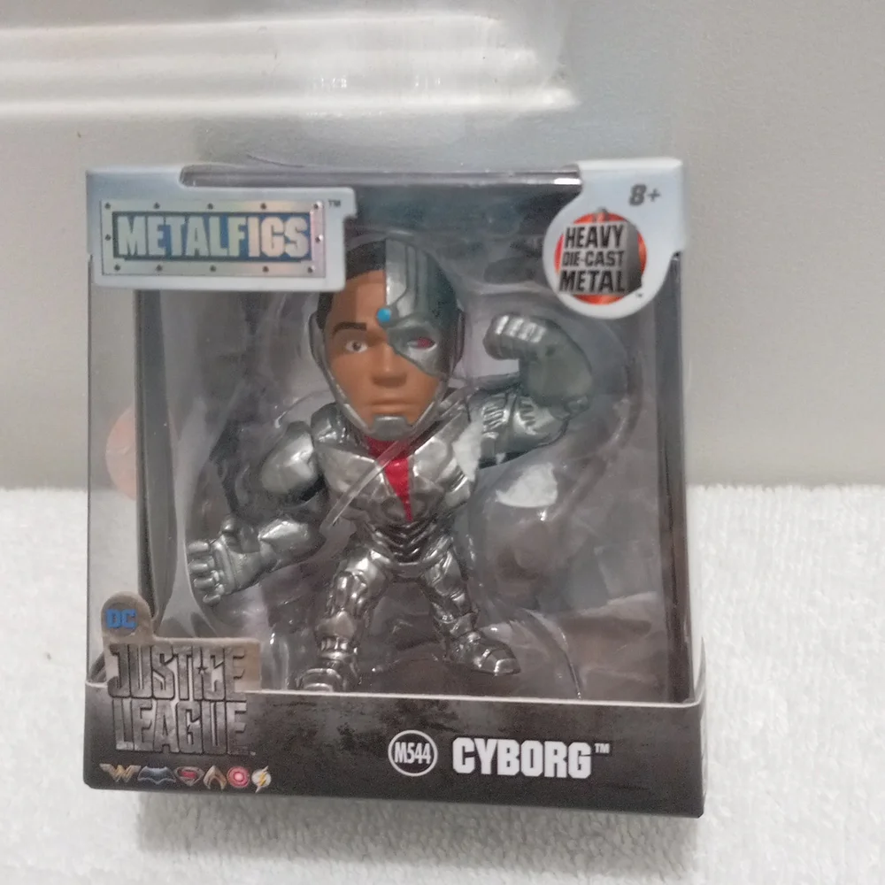 Metalfigs,Justice League,Cyborg, Heavy die cast metal